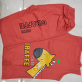 تاپ و شلوارک پسرانه مدل زرافه