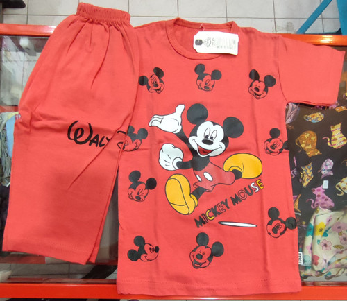 تیشرت شلوارک دخترانه میکی موس
