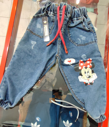 شلوارک لی کاغذی میکی موس