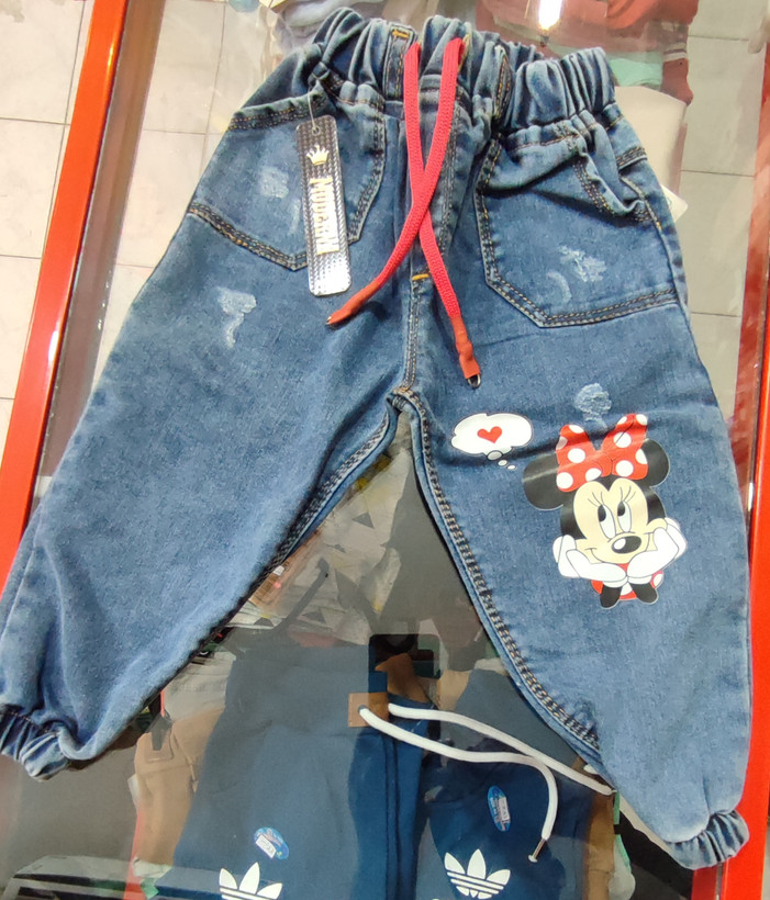 شلوارک لی کاغذی میکی موس