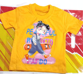 تیشرت تک دخترانه چاپ دار مدل دختر اسکیت باز