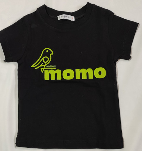 تیشرت مشکی اسپورت مدل momo