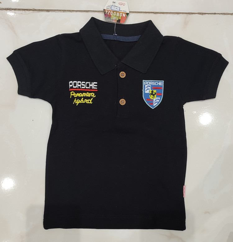 تیشرت جودون یقه دار پسرانه مدل porsche