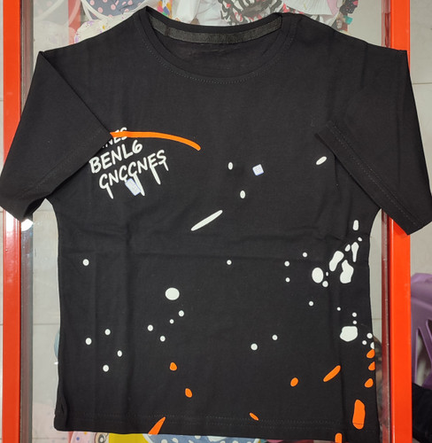 تیشرت مشکی اسپرت لش مدل خالخالی