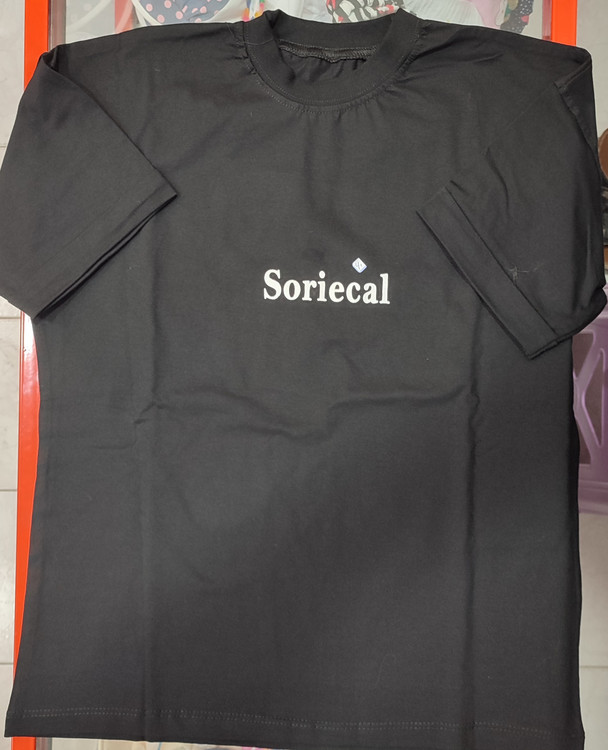 تیشرت مشکی اسپرت مدل Soriecal دوروچاپ