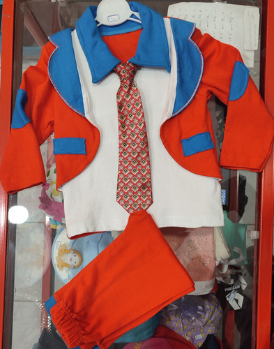 ست سه تیکه پسرانه مدل کراواتی