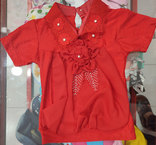 تیشرت دخترانه مجلسی مدل گلدار