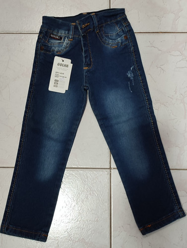 شلوار لی دخترانه مدل ساده کمربند خور