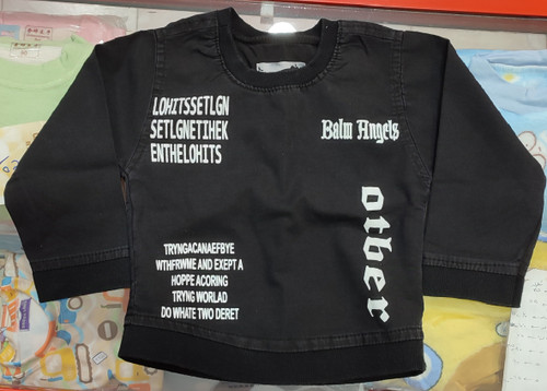 بلوز تک پسرانه کتان مدل balm anjels