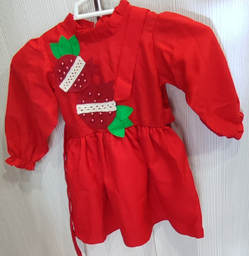 پیراهن دخترانه یلدایی مدل انار