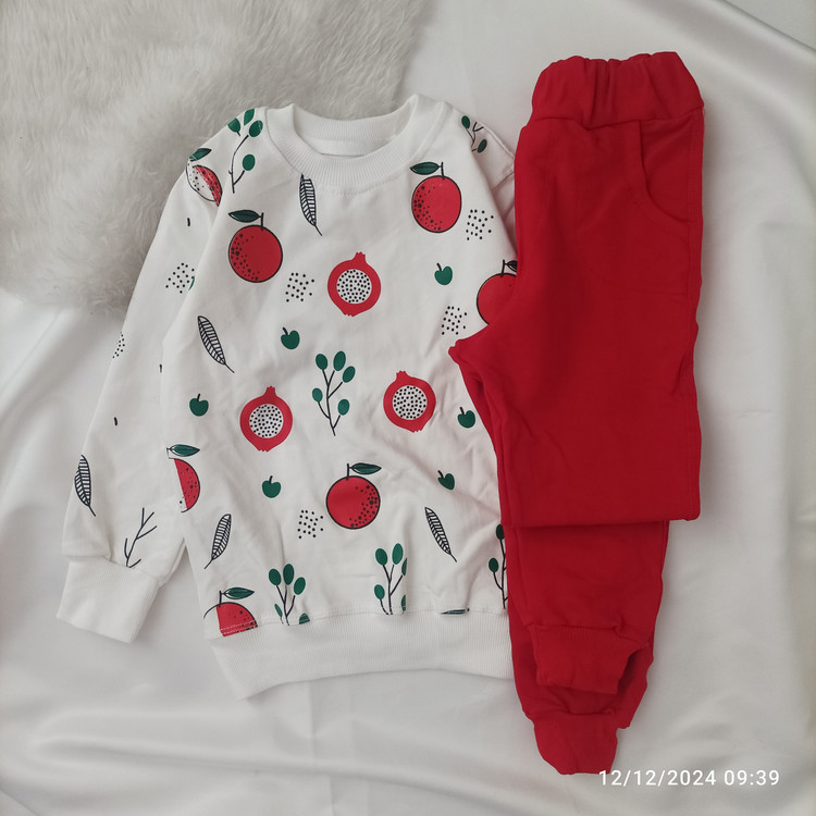 بلوز شلوار دخترانه مدل انار