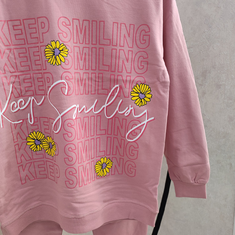 بلوز و شلوار دخترانه مدل keep smiling